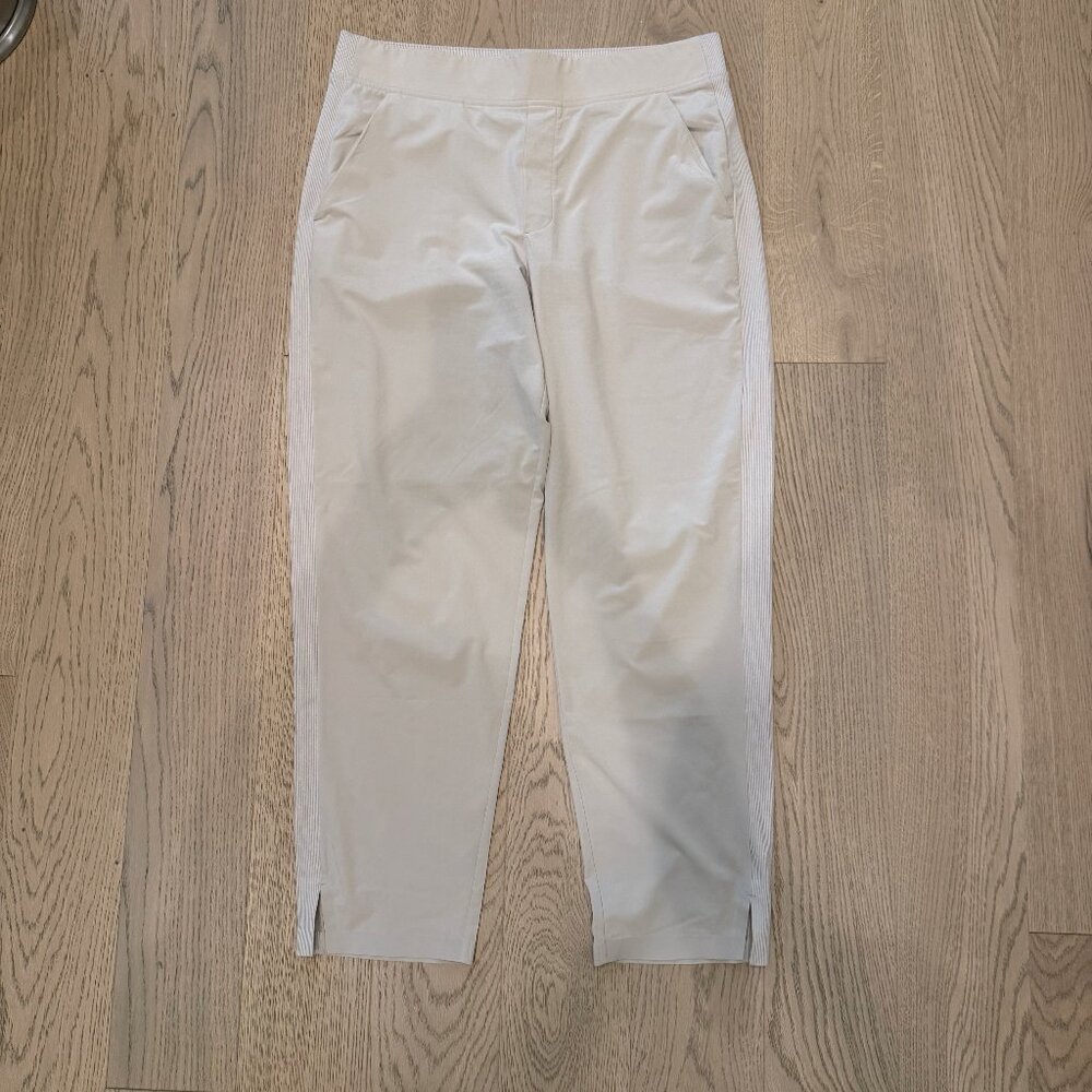 Athleta Brooklyn Ankle Pant Khaki 12 Featherweight Travel